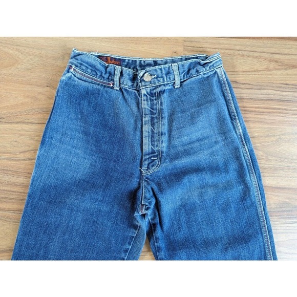 Vintage 1970s LANDLUBBER High Waist Flare Jeans BELL BOTTOM Made in USA B3 - Picture 5 of 16